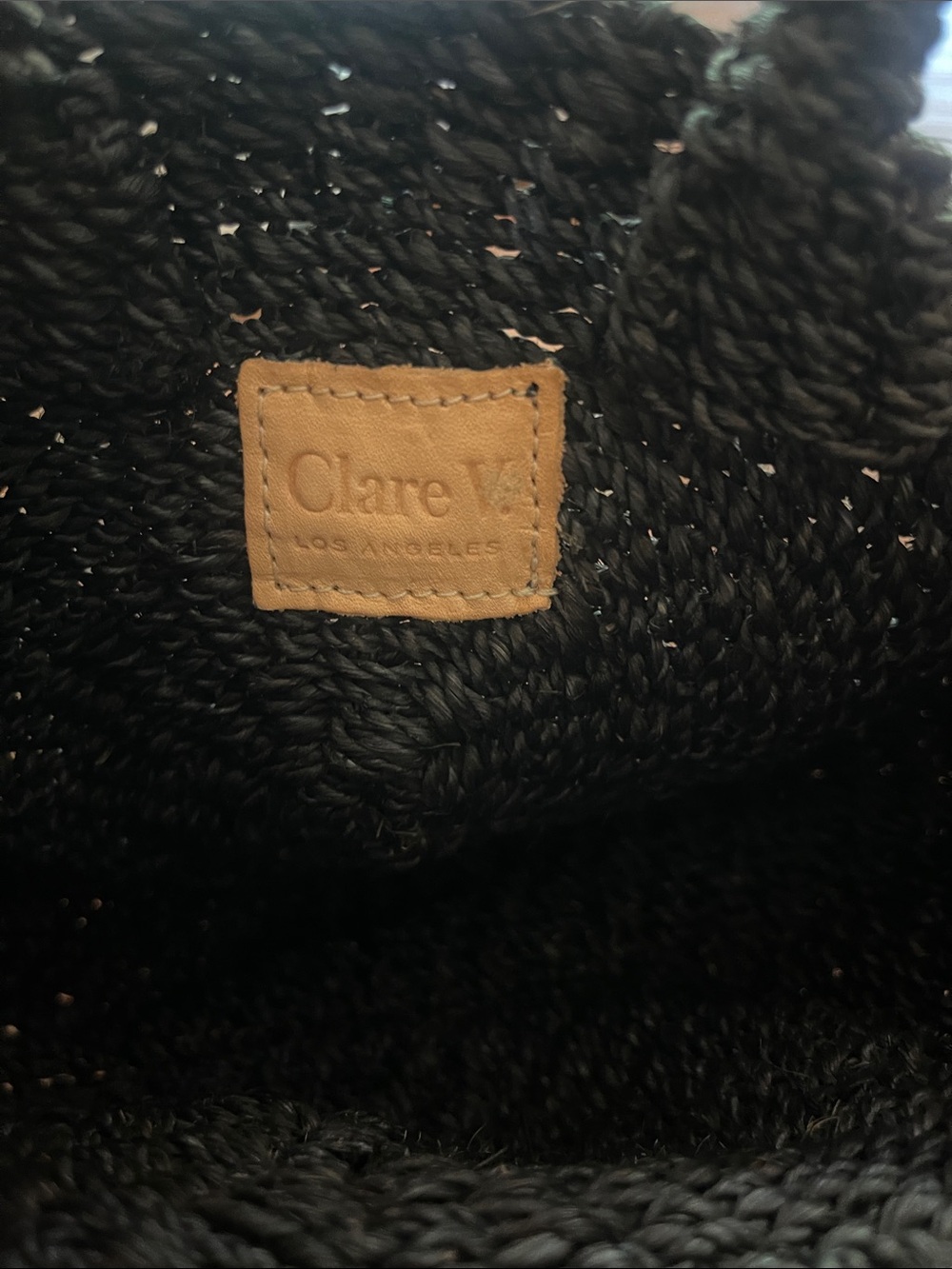 Clare V Black Raffia bag - Picture 3 of 3